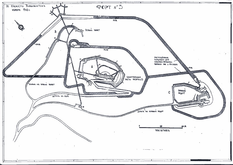Владивостокская крепость план