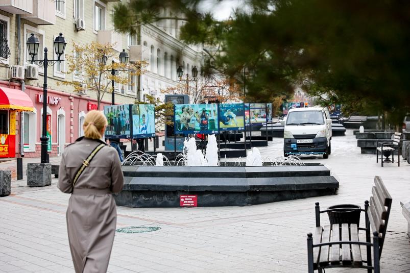 Во Владивостоке протестировали работу городских фонтанов