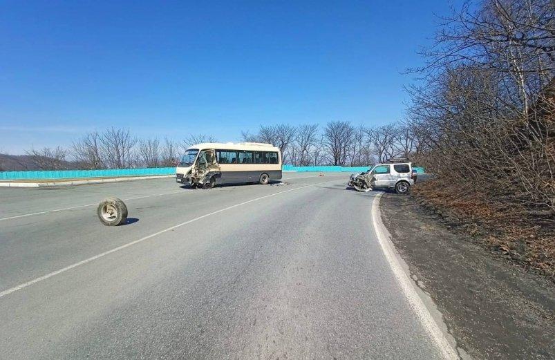 В Находке произошло ДТП с участием пассажирского автобуса
